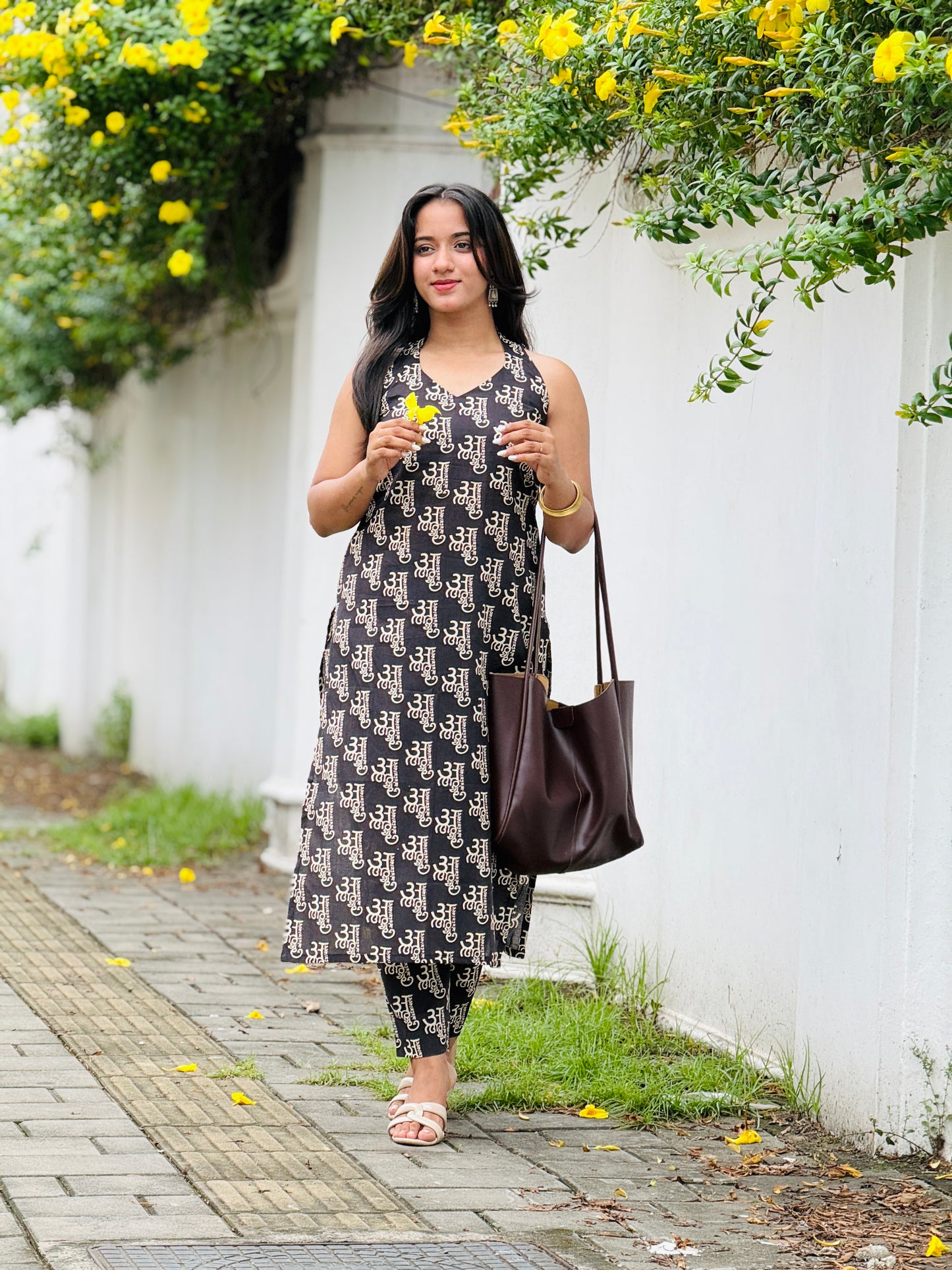 “AKSHARA BLACK” - Cotton Printed Coord Set