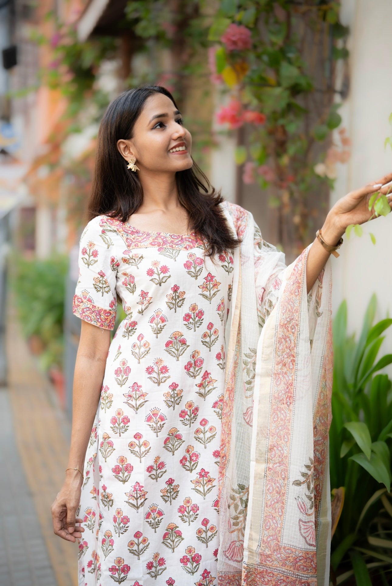 Block Printed Cotton Suit Set
