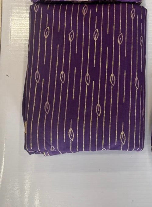 Purple Hues - Cotton Printed Kurta Set