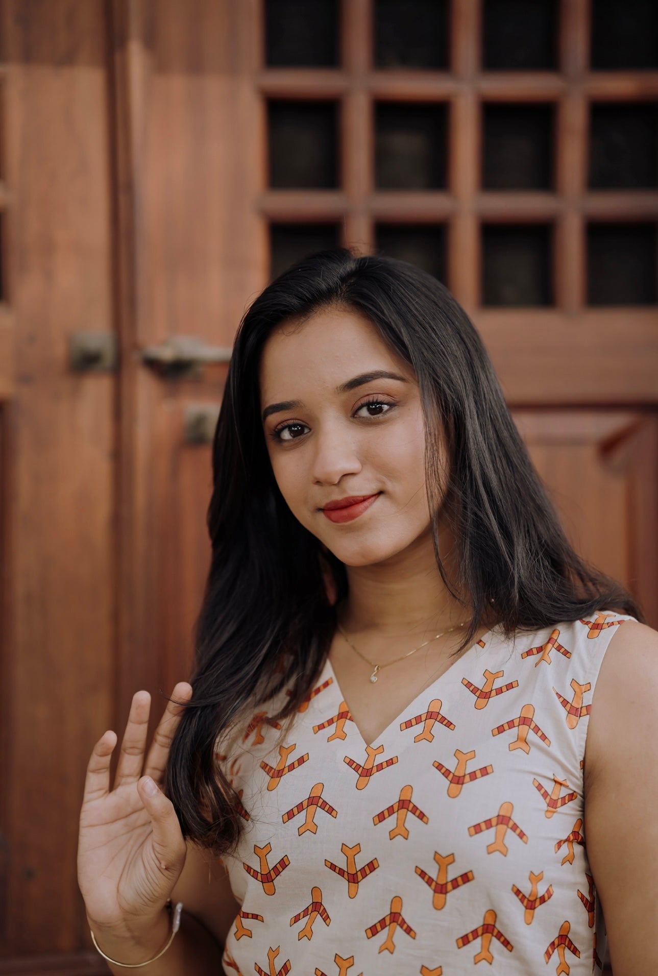Airplane Printed Kurta and Palazzo Set