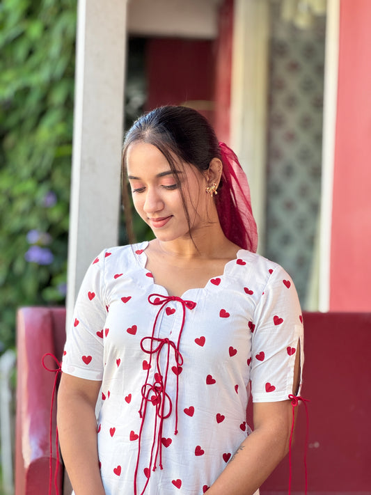 Pinterest Inspired Hearty Cotton Dress