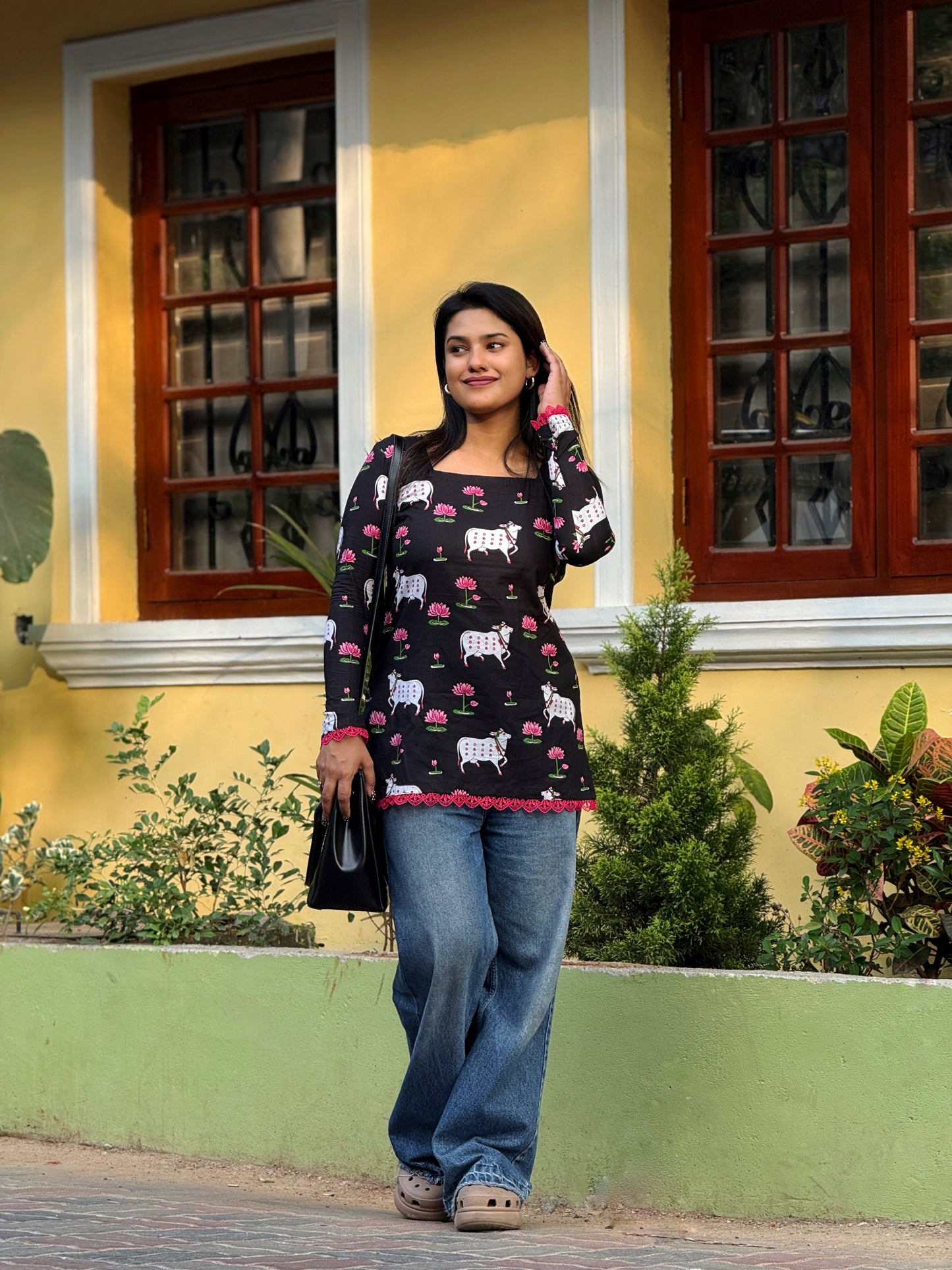 Vrindha - Cotton Short Top