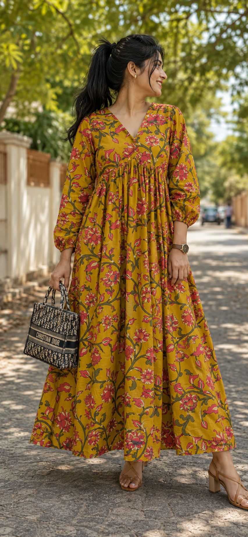 Cotton Flared Kurta/Dress