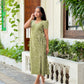 Oliver Green Block Printed Dress