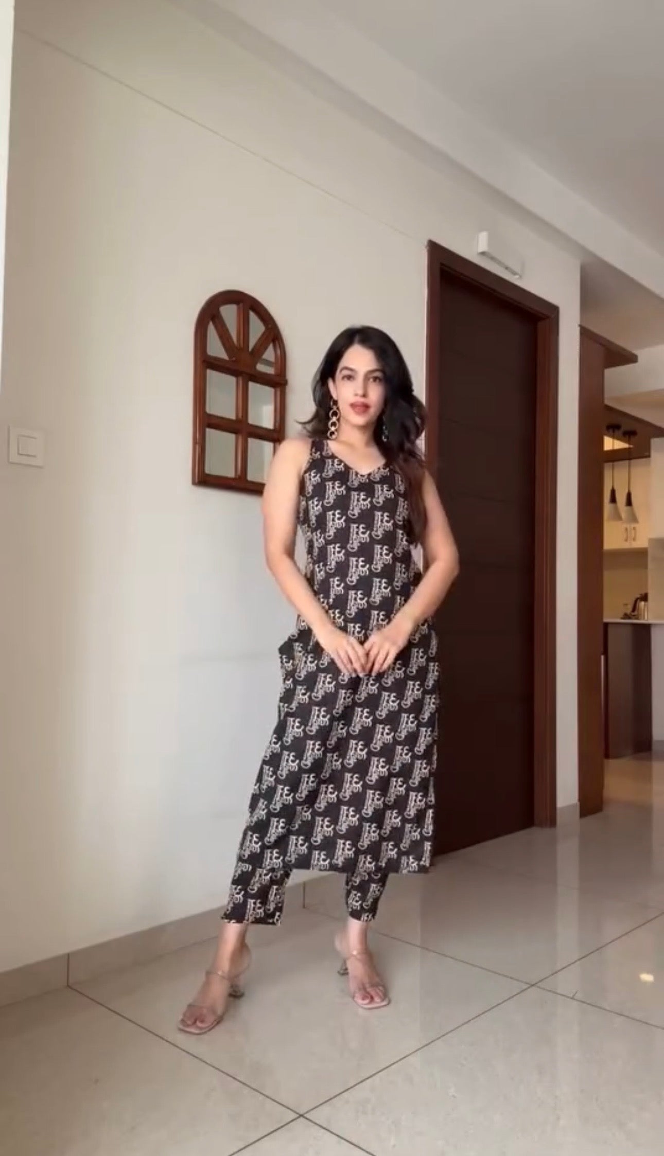 “AKSHARA BLACK” - Cotton Printed Coord Set
