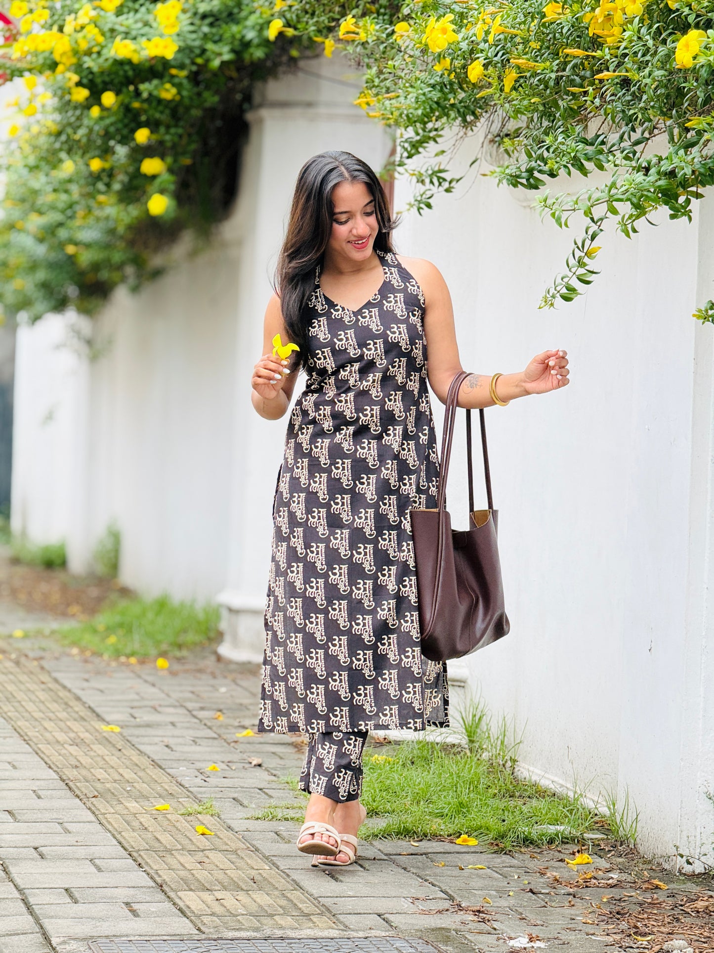 “AKSHARA BLACK” - Cotton Printed Coord Set