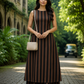 Brownie Stripes - Cotton Kurta Set