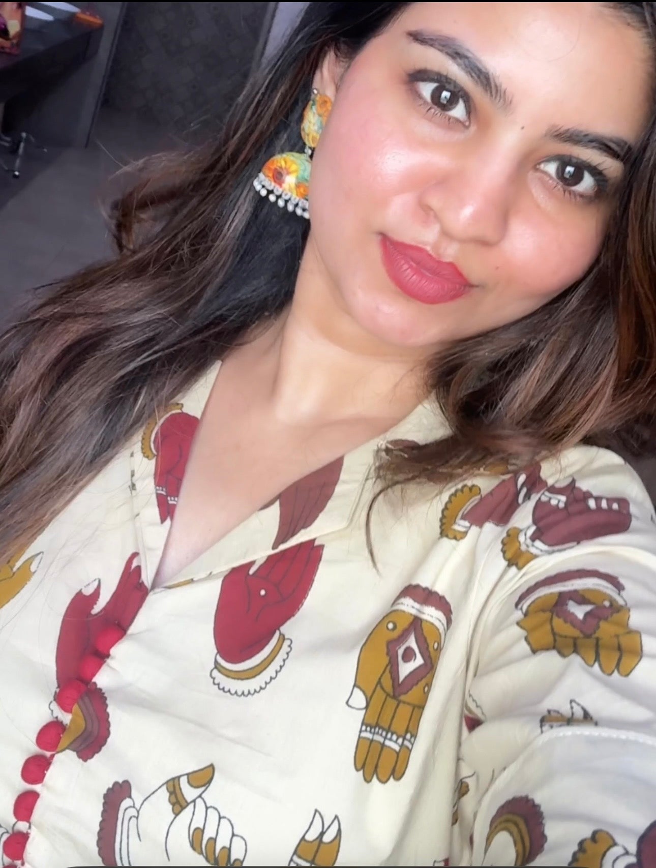 MUDHRA - Printed Ethnic Kurta And Palazzo Set