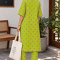 “Greeny Polka” - Cotton Coord Set