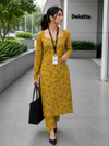 “Mustard Flower” - Cotton Kurta Set