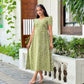 Oliver Green Block Printed Dress