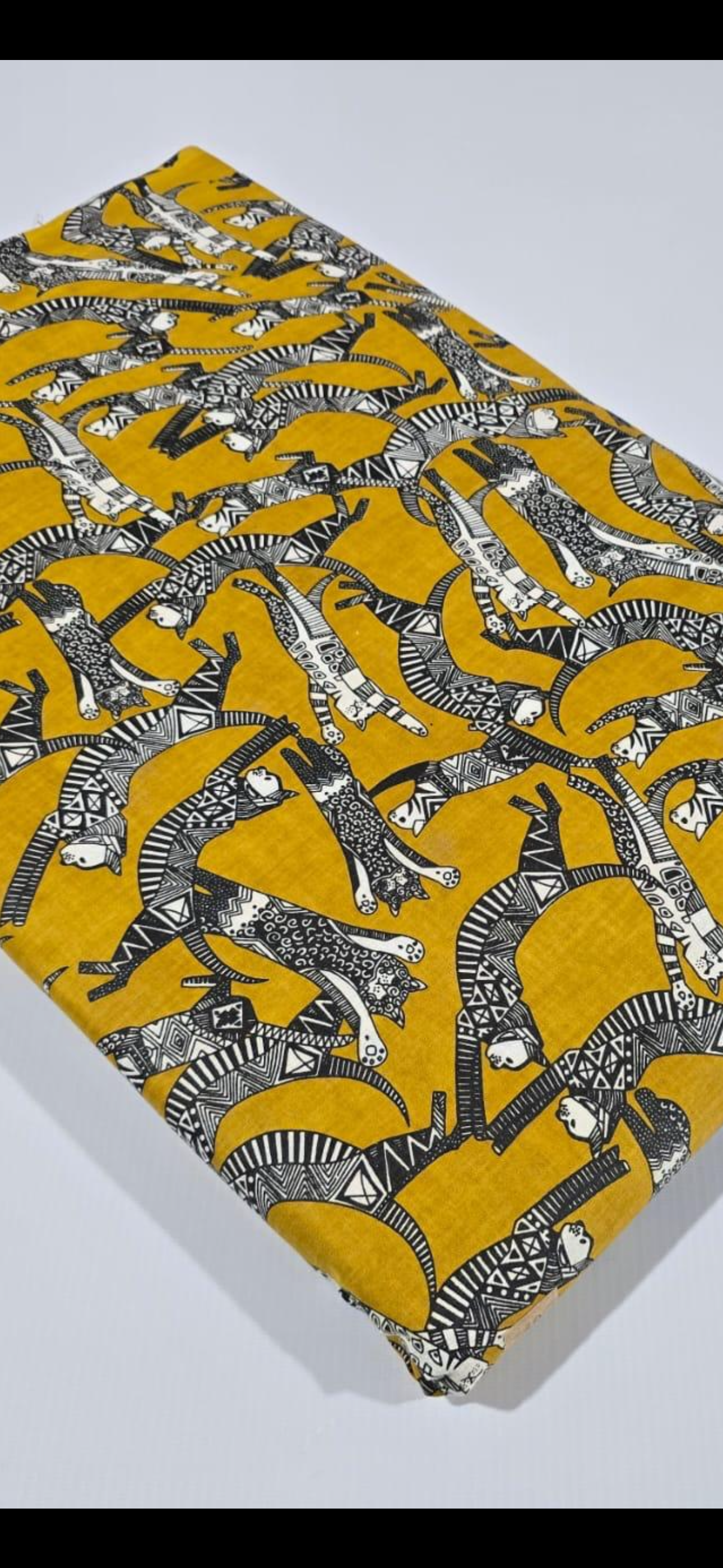 Catism🐈‍⬛ - Cotton Egyptian Cat Figurine Printed Dress/Kurta