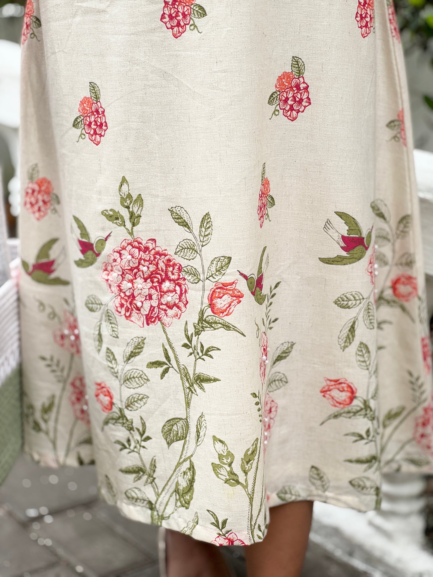 Christmas Drop #1 Floral Cotton Dress