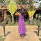 Purple Polka Aline Kurta and Palazzo Set
