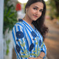 Blue Striped Kurta Set