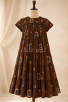 CHOCO DRESS - Cotton Tiered Dress