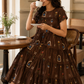 CHOCO DRESS - Cotton Tiered Dress