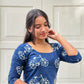 Indigo Bicycle Printed Kurta Pant Set