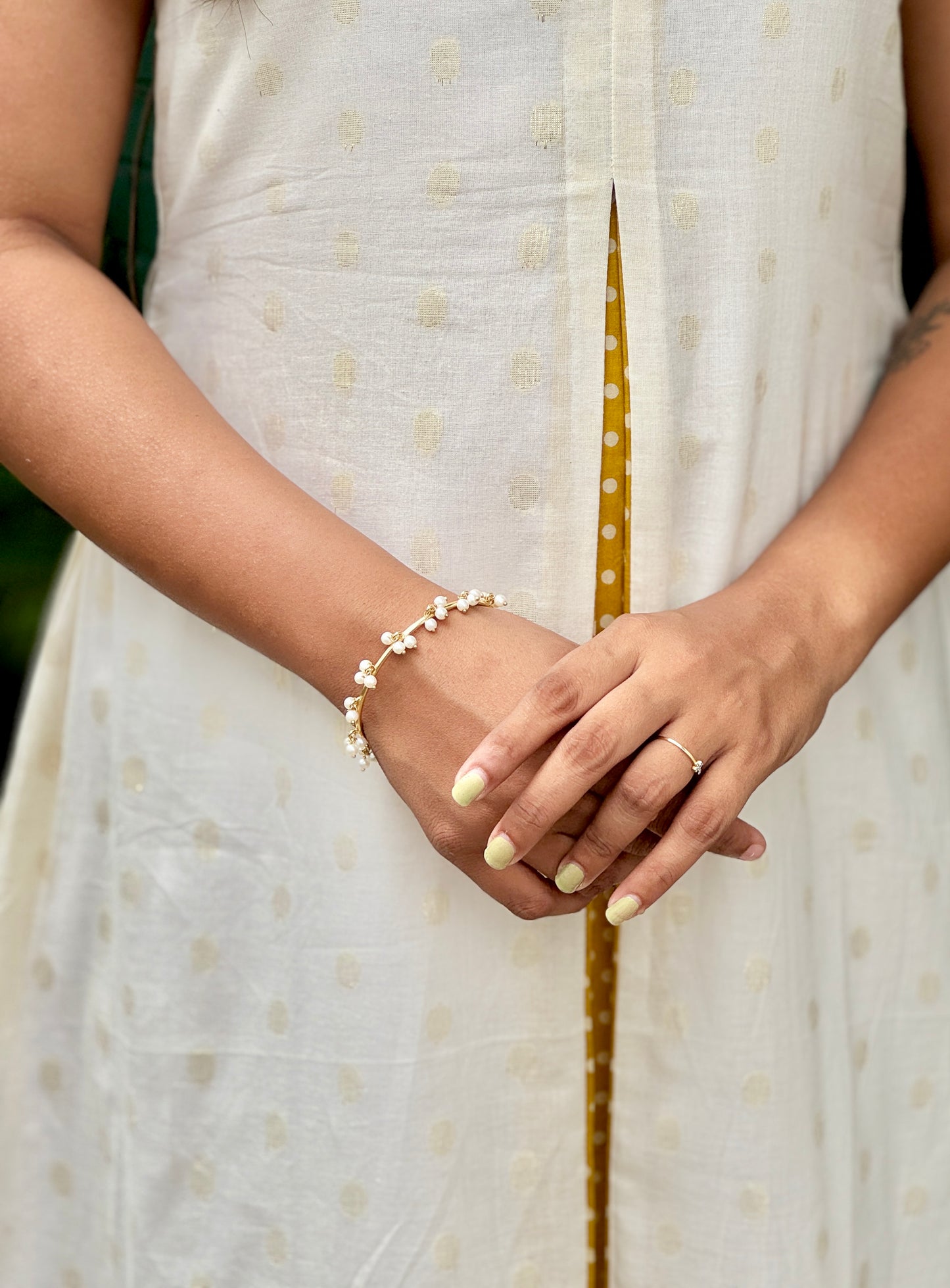 Pearl Drops Bangle
