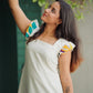 White Floral Cotton Dress