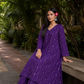 Purple Hues - Cotton Printed Kurta Set