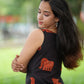 Black Elephant Print Cotton Dress