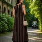 Brownie Stripes - Cotton Kurta Set