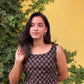 Ajrakh Lotus Printed Aline Kurta/Dress