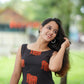 Black Elephant Print Cotton Dress