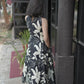 Black Cotton Halter Neck Dress