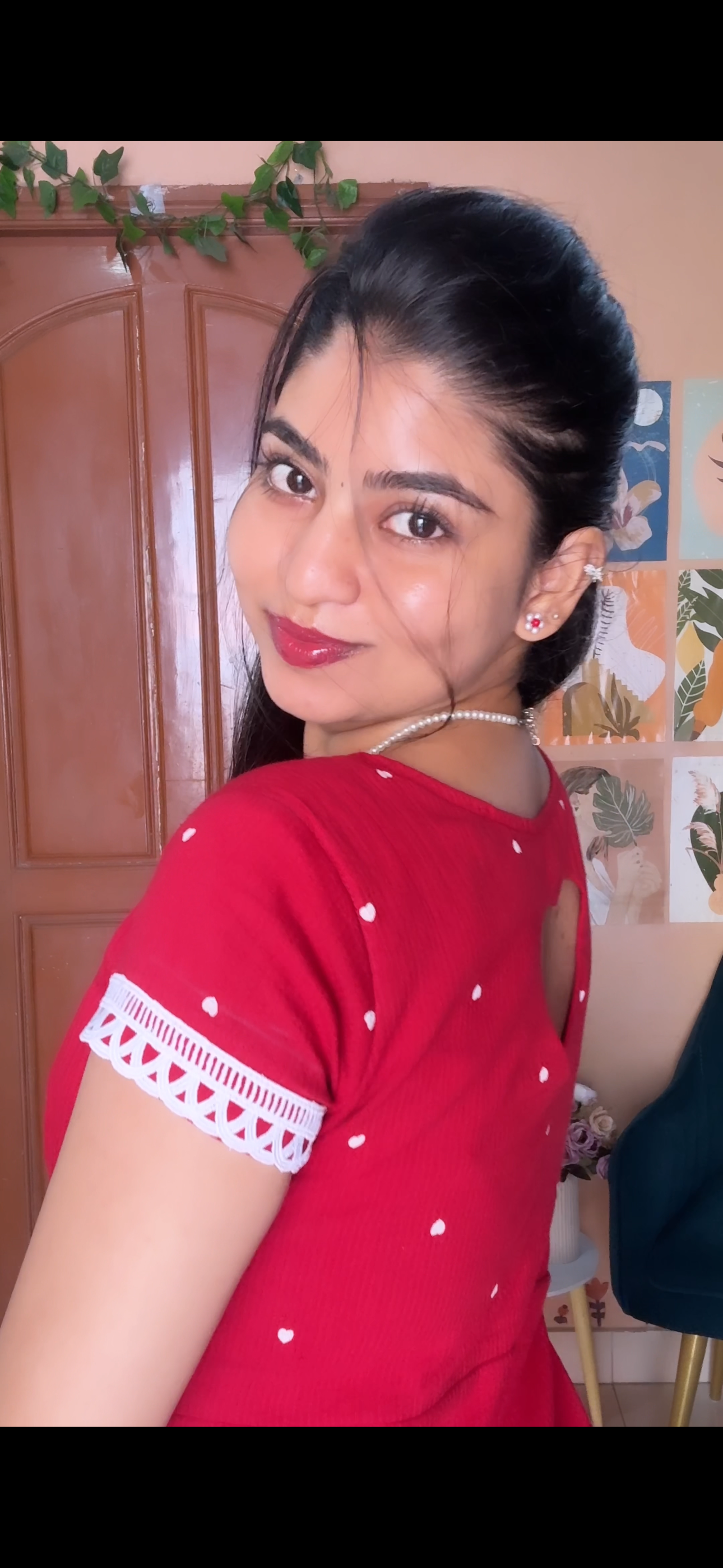 Hearty Dress - Cotton Heart Printed Dress