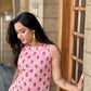 Pinky Lotus Kurta And Pant Set