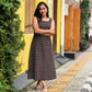 Ajrakh Lotus Printed Aline Kurta/Dress