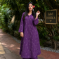 Purple Hues - Cotton Printed Kurta Set
