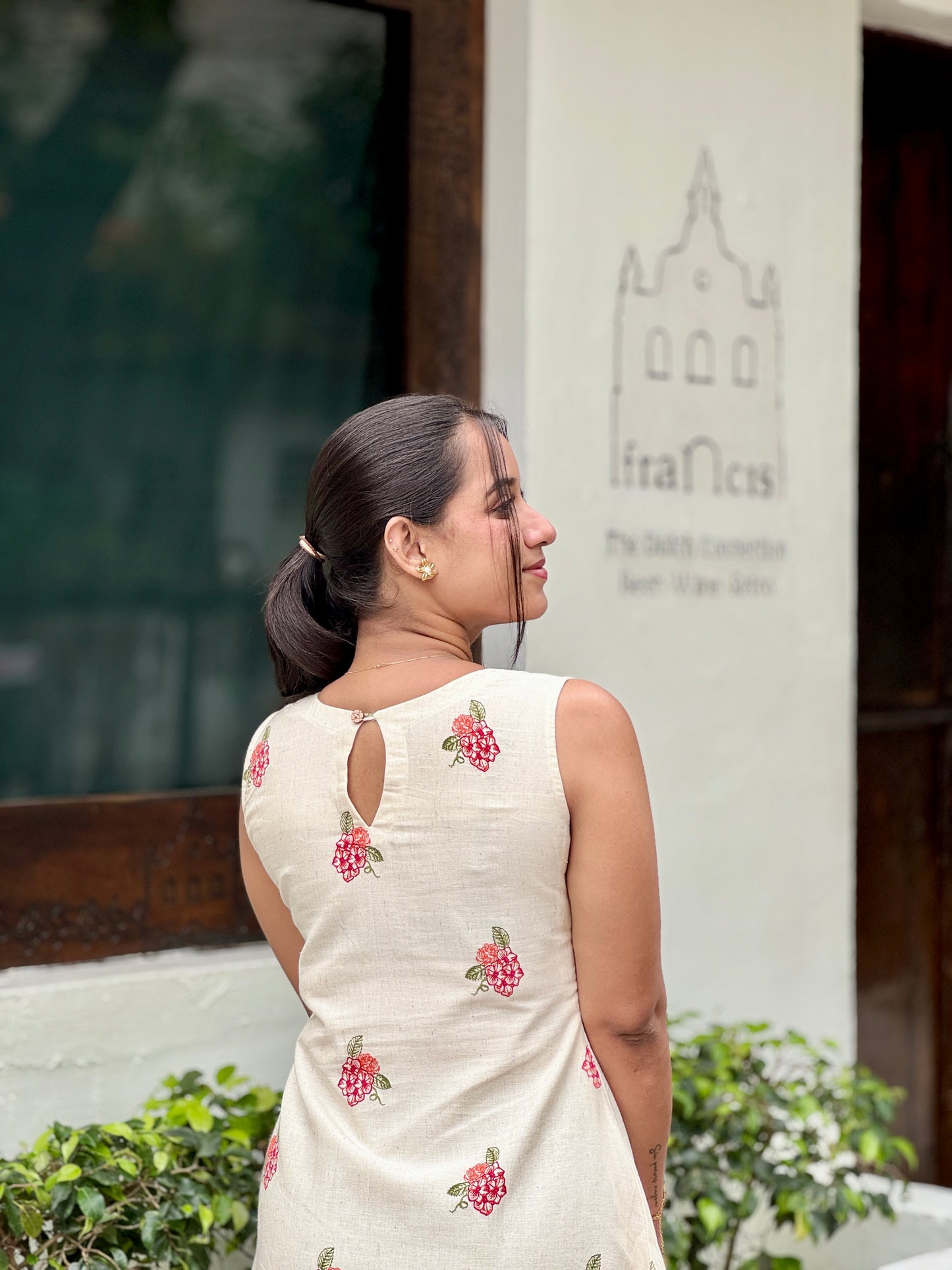 Christmas Drop #1 Floral Cotton Dress