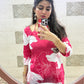 Raspberry Pink Cotton Kurta and Pant Set