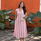 “Bloomline” Cotton Striped Dress