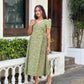 Oliver Green Block Printed Dress