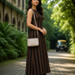 Brownie Stripes - Cotton Kurta Set