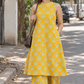 Mango Shelly - Block Printed Cotton Kurta Set