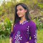 Purple Kurta Pant Set