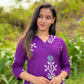 Purple Kurta Pant Set