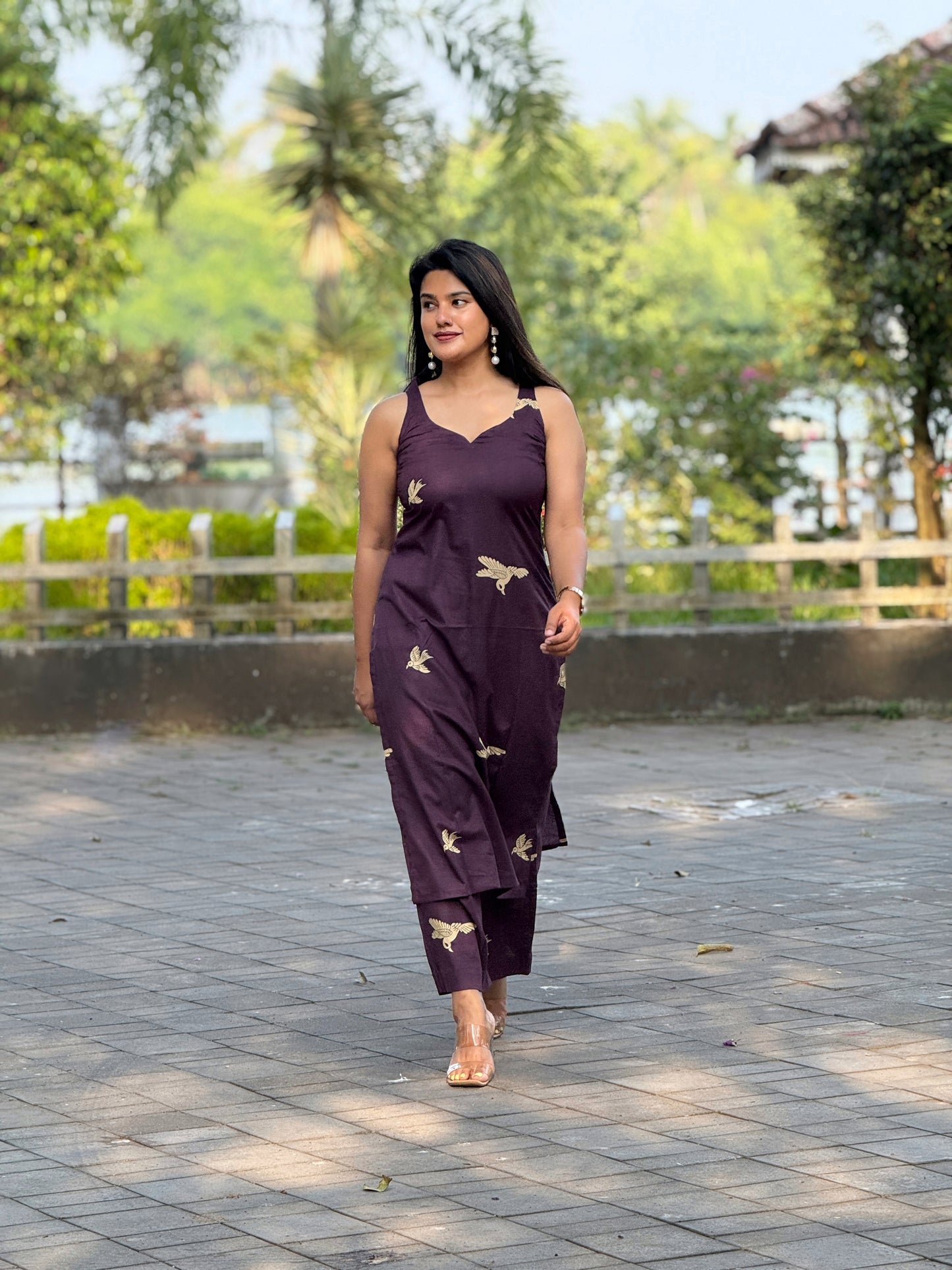 “UDAAN” Cotton Kurta Palazzo Set