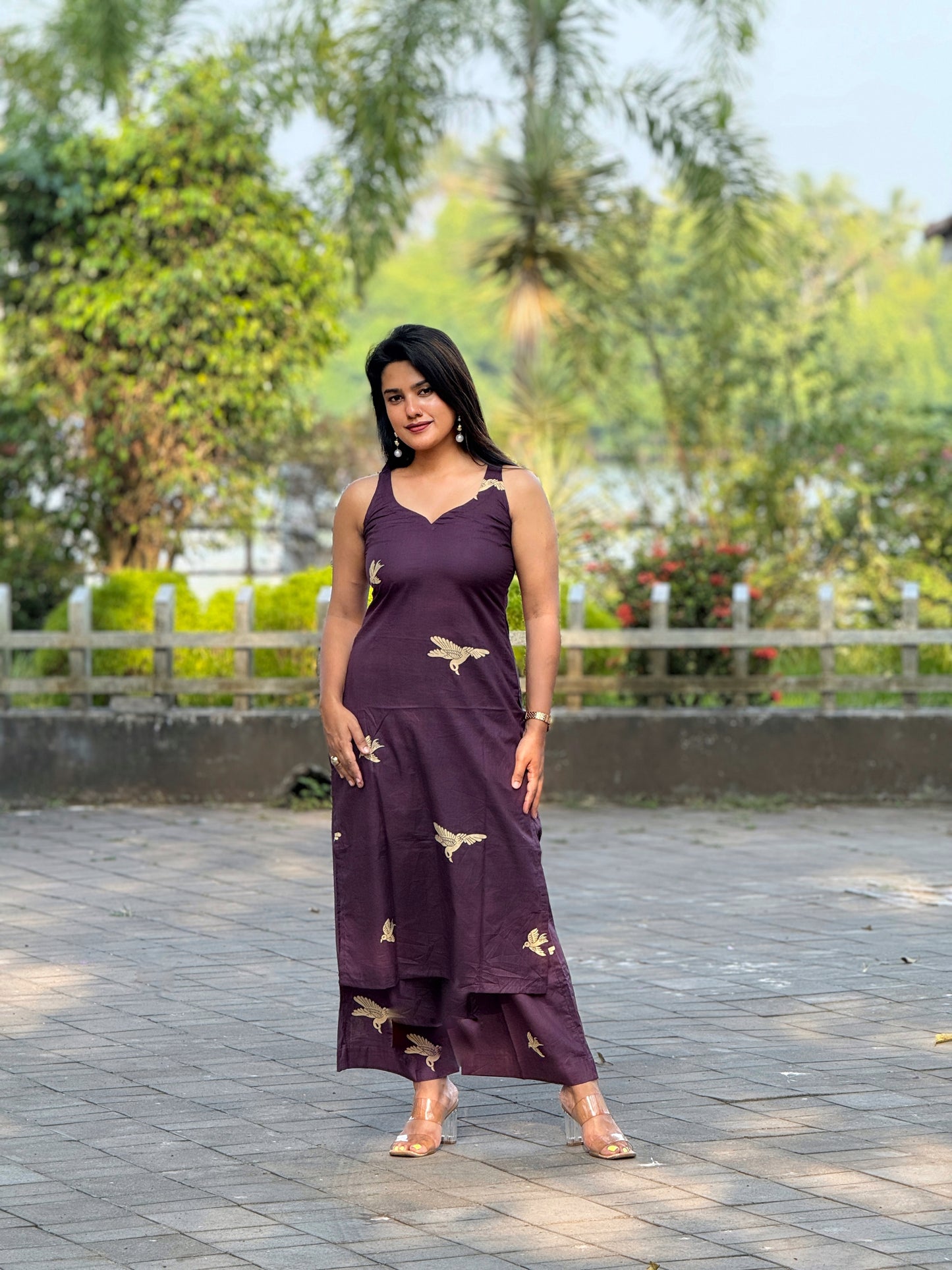 “UDAAN” Cotton Kurta Palazzo Set