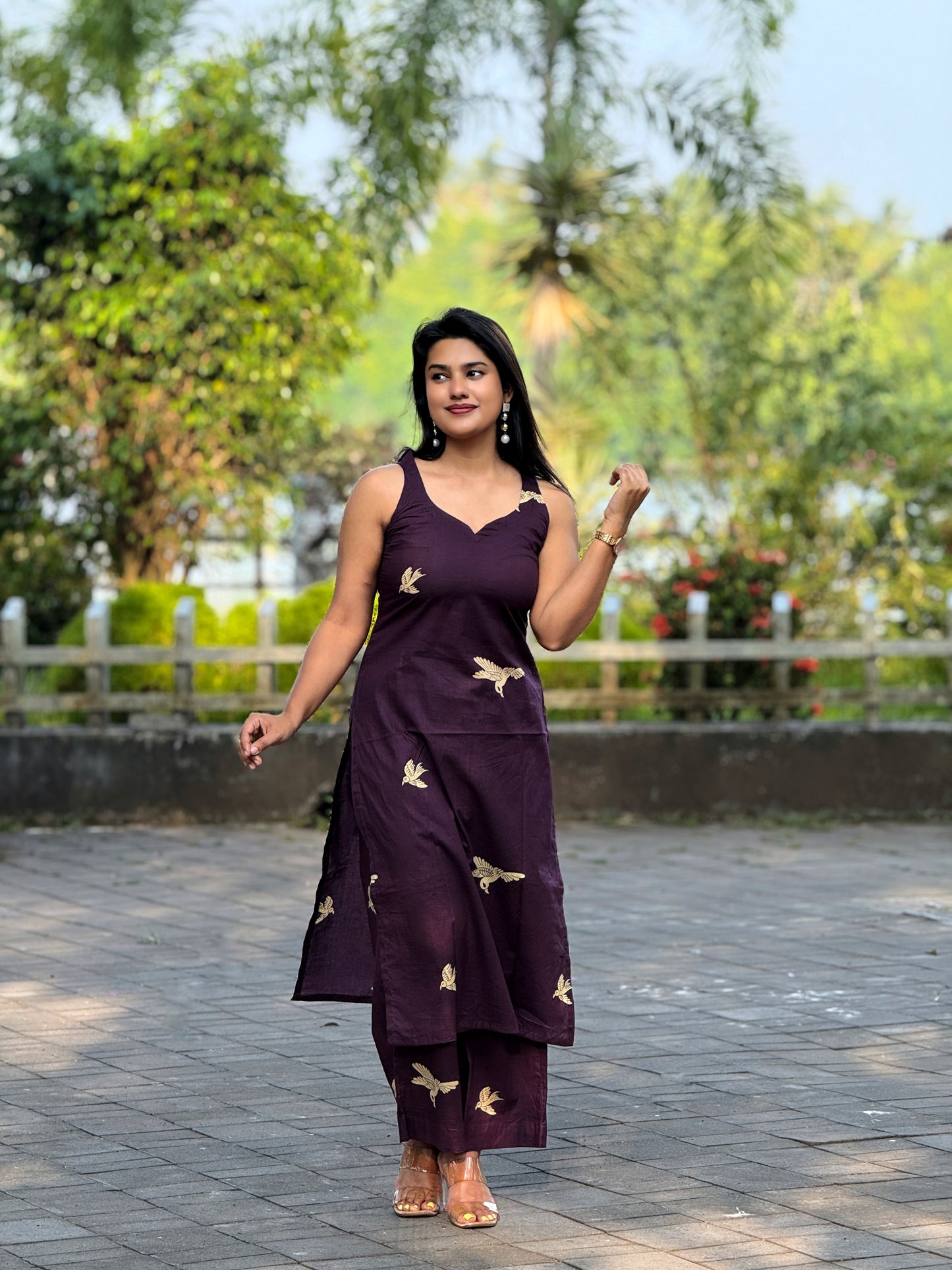 “UDAAN” Cotton Kurta Palazzo Set