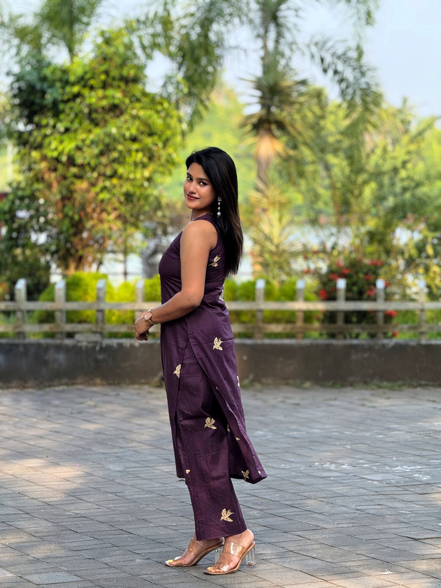 “UDAAN” Cotton Kurta Palazzo Set