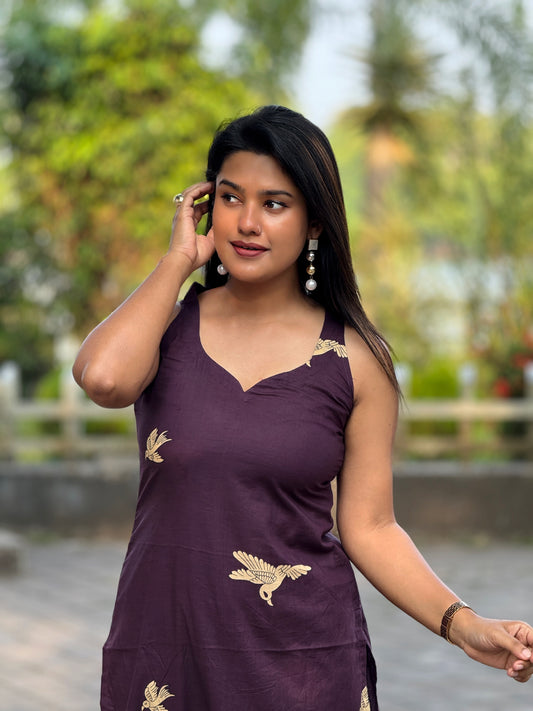 “UDAAN” Cotton Kurta Palazzo Set