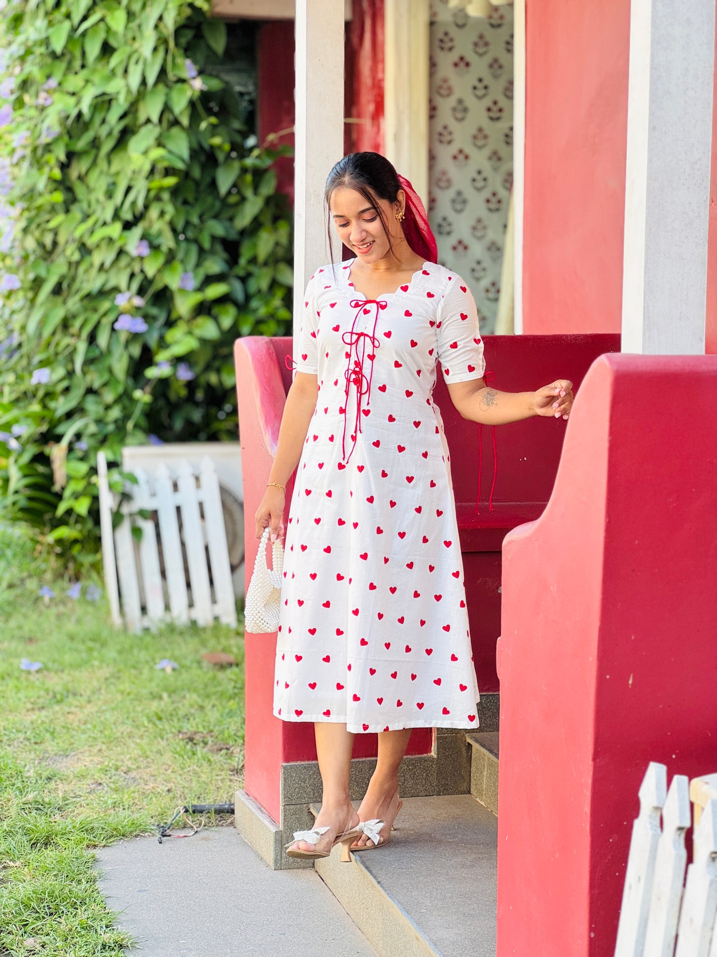 Pinterest Inspired Hearty Cotton Dress