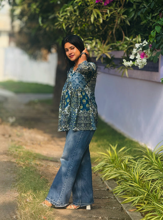 VANYA - Cotton Short Top