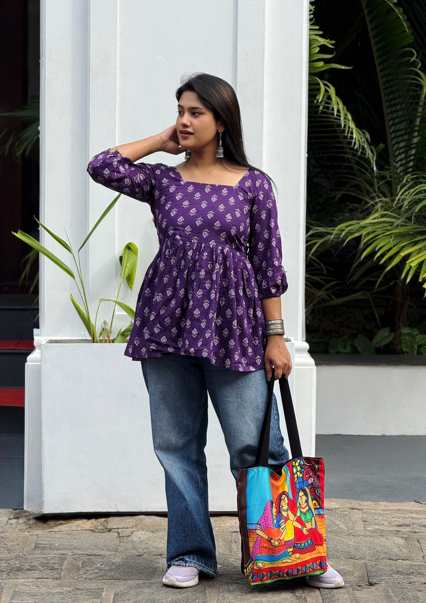 Jamuni - Cotton Printed Short Kurti